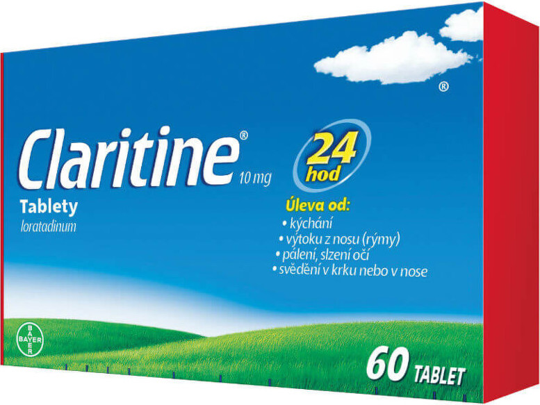 CLARITINE 10MG neobalené tablety 60