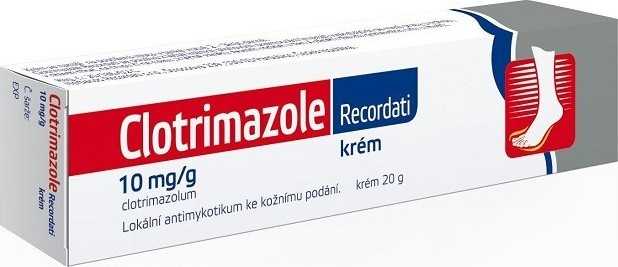 CLOTRIMAZOLE RECORDATI 10MG/G krém 1X20G