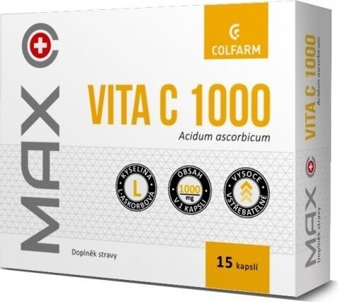 Colfarm MAX Vita C 1000mg cps.15