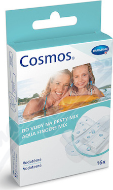 COSMOS náplasti Do vody prsty mix 3vel. 16ks(Aqua)