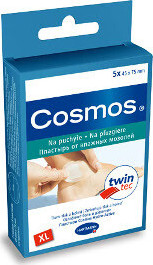 COSMOS náplasti Na puchýře XLTwin tec 45x75mm 5ks