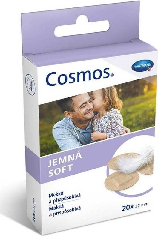 COSMOS Soft náplast jemná kulatá 22mm 20ks