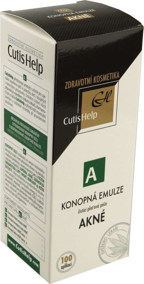 CutisHelp AKNÉ Konopná čistící emulze 100ml