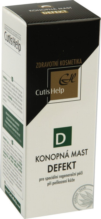 CutisHelp DEFEKT konopná mast regenerační 50ml