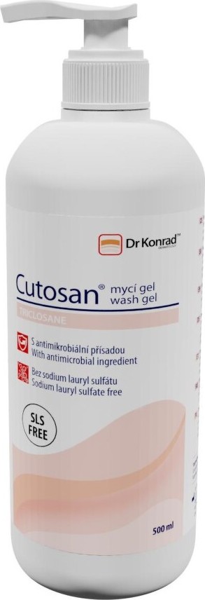 Cutosan mycí gel DrKonrad 500ml