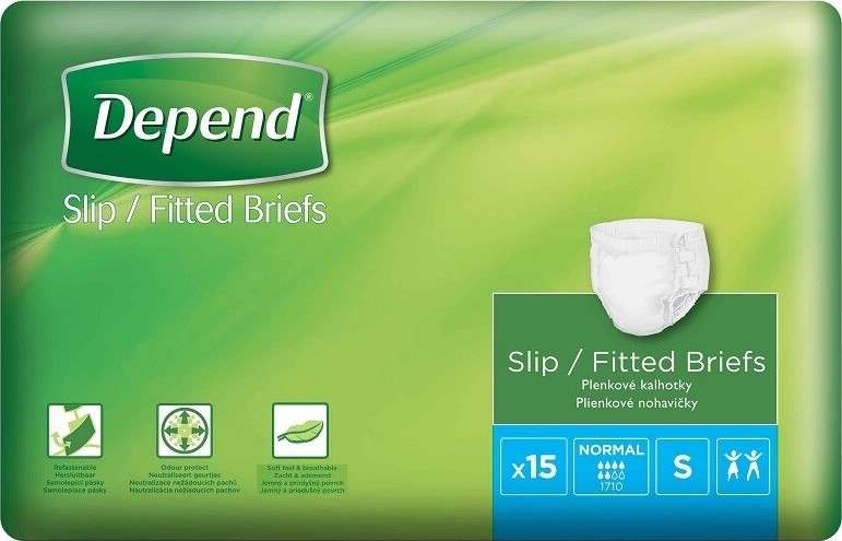 Depend Slip Normal inkontinenční kalhotky vel.S 15ks