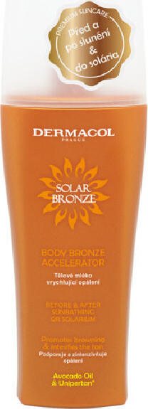 Dermacol SOLAR BRONZE tělové mléko urychlující opálení 200ml