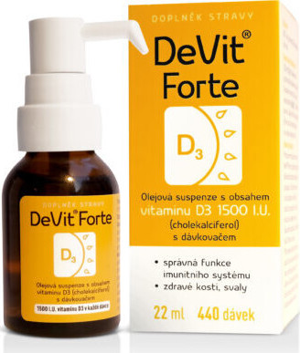 DeVit Forte gtt. 22ml 440 dávek 1500 I.U.