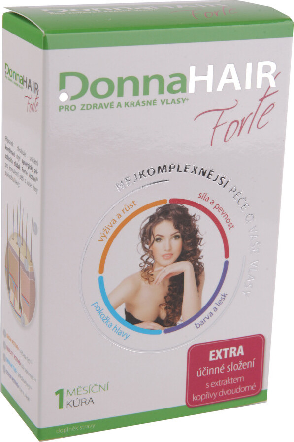 DonnaHAIR FORTE 1měs.kúra tob.30