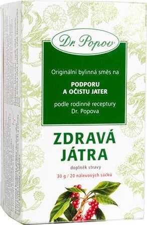 Dr.Popov Čaj Zdravá játra 20x1.5g