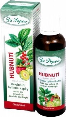 Dr.Popov Kapky bylinné Hubnutí 50ml