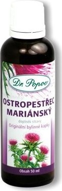 Dr.Popov Kapky bylinné Ostropestřec mariánský 50ml