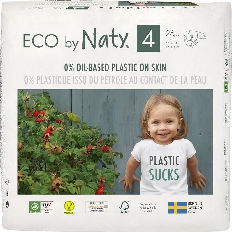 Eco by Naty plenky Maxi 7-18kg 26ks