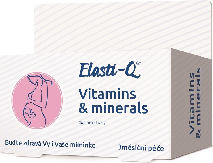 Elasti-Q Vitamins & Minerals s postupným uvolňováním 90 tablet