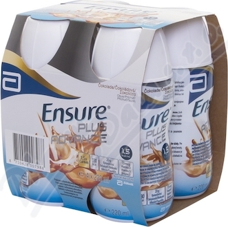 ENSURE PLUS ADVANCE ČOKOLÁDOVÁ PŘÍCHUŤ perorální roztok 4X220ML