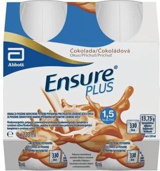 ENSURE PLUS ČOKOLÁDOVÁ PŘÍCHUŤ perorální roztok 4x220ml