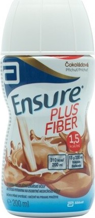 ENSURE PLUS FIBER ČOKOLÁDOVÁ PŘÍCHUŤ perorální roztok 1X200ML