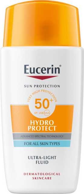 EUCERIN SUN fluid na opalování na obličej SPF50+ 50ml