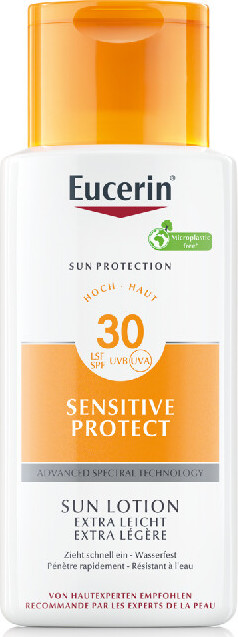 EUCERIN SUN mléko na opalování Sensitive SPF30 150ml