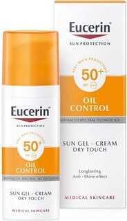 EUCERIN SUN Ochranný krémový gel na opalování na obličej Oil Control SPF 50+ 50 ml