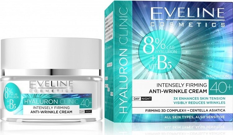 EVELINE HYALURON CLINIC 40+ Denní/noční krém 50ml