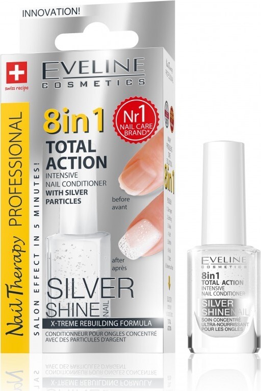 EVELINE SPA Nail Total 8v1 Silver kondicionér 12ml