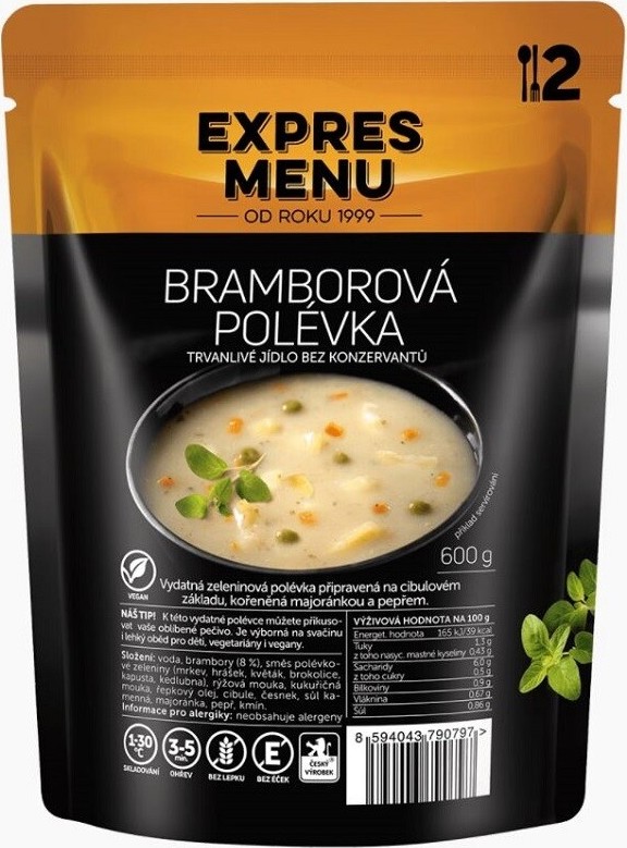 EXPRES MENU Bramborová polévka 2 porce