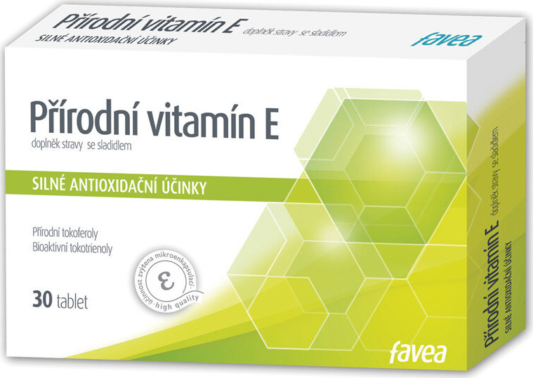 Favea Přírodní vitamín E tbl.30