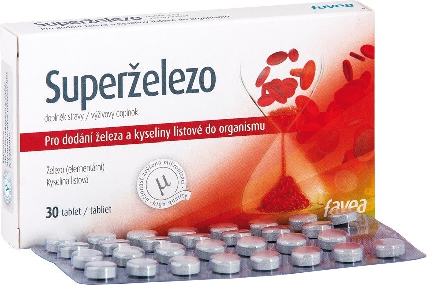 Favea Superželezo forte 30 tablet