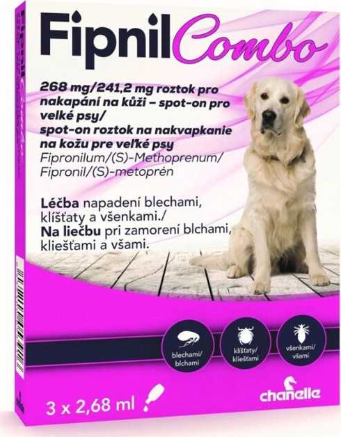 Fipnil Combo 268/241.2 mg spot-on Dog L 3x2.68 ml