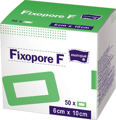 Fixopore F sterilní náplast 5x7.2cm 50ks