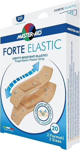 FORTE Elastic Náplasti elastické voděod.20ks 2vel.