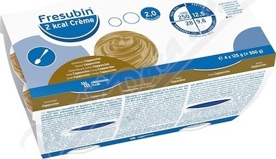 FRESUBIN 2 KCAL CREME PŘÍCHUŤ CAPPUCCINO perorální roztok 4X125G