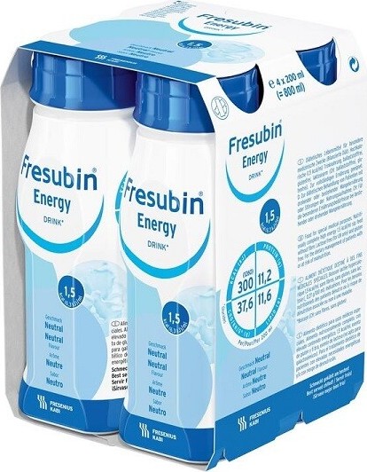 FRESUBIN ENERGY DRINK PŘÍCHUŤ NEUTRÁLNÍ perorální roztok 4X200ML