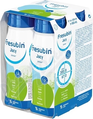 FRESUBIN JUCY DRINK PŘÍCHUŤ JABLEČNÁ perorální roztok 4X200ML