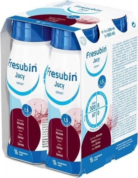 FRESUBIN JUCY DRINK PŘÍCHUŤ VIŠŇOVÁ perorální roztok 4X200ML