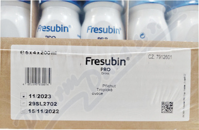 Fresubin Pro Drink příchuť tropické ovoce 4x200ml