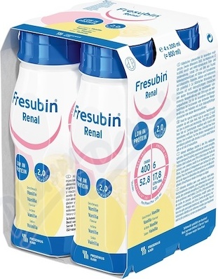 FRESUBIN RENAL PŘÍCHUŤ VANILKOVÁ perorální roztok 4X200ML