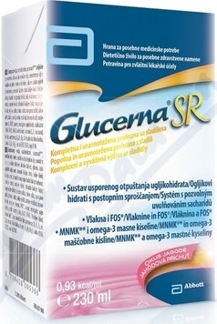 GLUCERNA SR JAHODOVÁ PŘÍCHUŤ perorální roztok 1X230ML