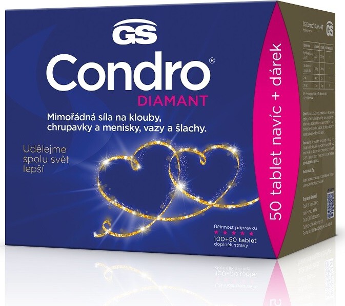 GS Condro DIAMANT 100+50 tablet - balení 2 ks