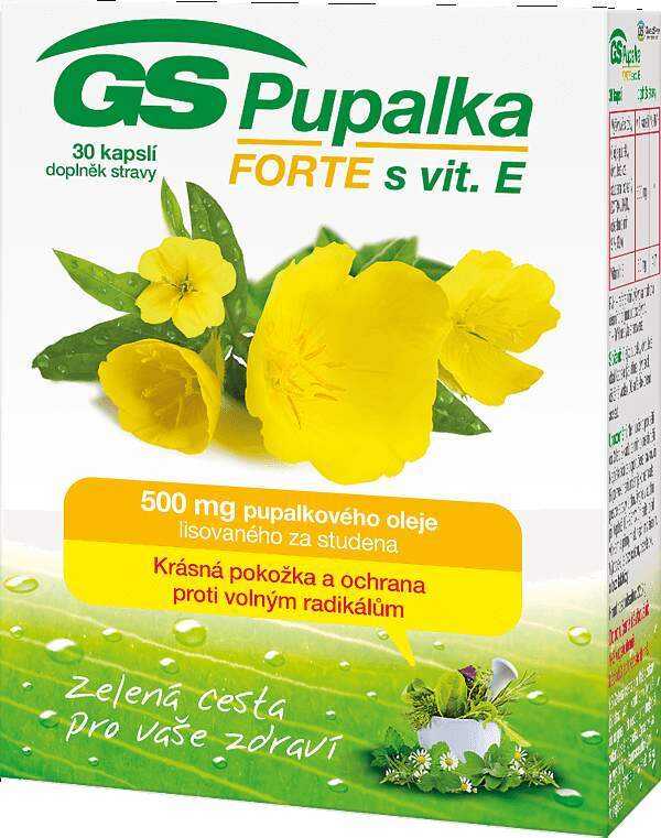 GS Pupalka Forte s vitaminem E cps.30 ČR/SK