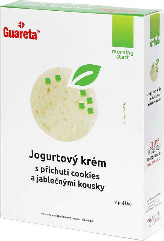 Guareta Jogurtový krém s cookies a jablečnými kousky 3x54g