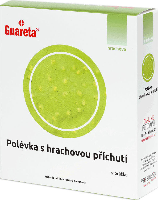 Guareta Polévka s hrachovou příchutí v prášku 3x56g