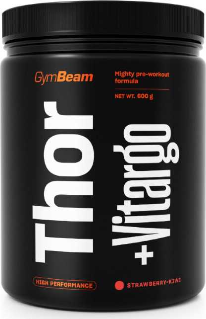 GymBeam Thor + Vitargo strawberry-kiwi 600g