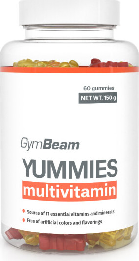 GymBeam Yummies multivitamín 60ks