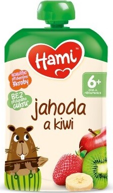 Hami kapsička jahoda a kiwi 100g