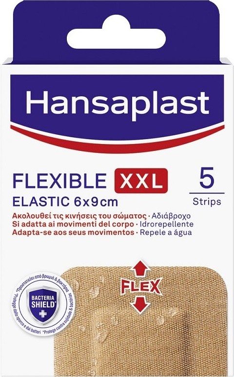 Hansaplast Flexible XXL elastická náplast 6x9cm 5ks