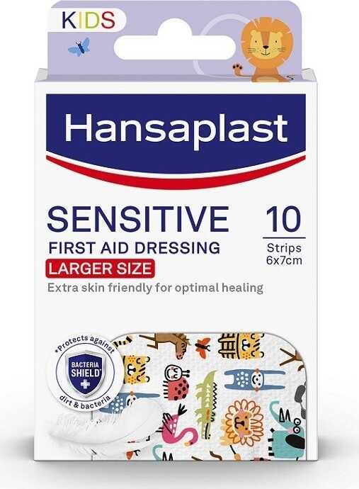 Hansaplast Sensitive Zvířátka large náplast 10ks