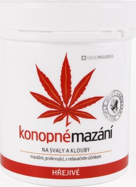 Konopné mazání hřejivé 250ml