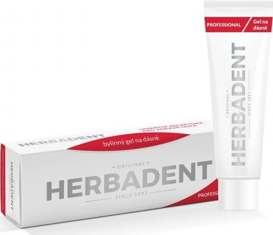 HERBADENT PROFESSIONAL bylinný gel na dásně s chlorhexidinem 25g